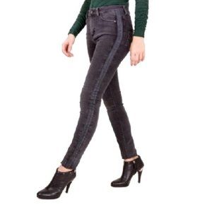 🎁 Zadig & Voltaire Emma Bandes High Rise tux jeans